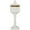 White, variant on Gzxs Large Mailbox Waterproof Cast Aluminum Locking Security Post Mount Mail Box, White
