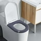 thumbnail image 4 of onlyliua Liquidación Asiento de Inodoro Universal para El Hogar, Grueso, con Asa, Anillo de Inodoro de Invierno, Lavable, Juego de Asiento de Inodoro de Punto, 4 of 5