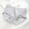 thumbnail image 2 of ShomPort Briefs for Womens High-Rise Waisted Ribbed Cotton Smoothing Panties Comfy Everyday Underpants, 2 of 2
