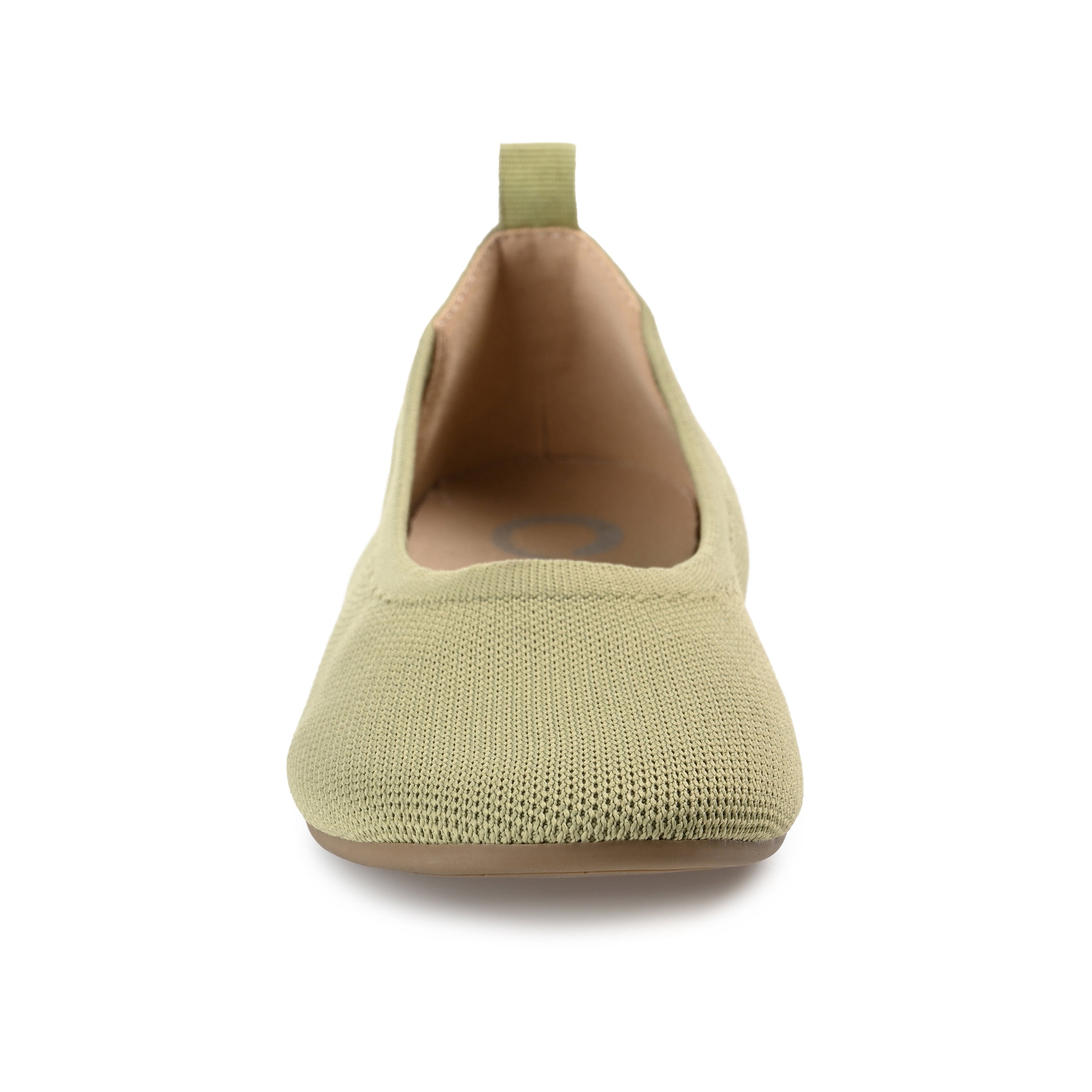 Journee Womens Jersie Knit Foldable Round Toe Slip On Dress Flats, Widths Available