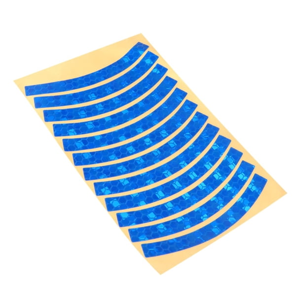 Stickers Brillantes Pegatinas Reflectantes Para Bicicleta, Ropa O Cascos - Autoadhesivas, Resistentes Al Agua Y UV Cinta Reflectante Adhesiva