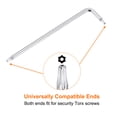 thumbnail image 5 of 2packs T8 Long Arm Tamper Proof Torx Wrench Star Keys, S2 Steel Chrome Coated Surface, 5 of 7