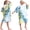 Mix Color, variant on Hooded Surf Poncho Towel for Women & Men, Oversized Quick-Dry Microfiber Changing Robe with Pockets, Wearable Beach Cover Up for Swimming, Surfing, Pool, Camping & Travel