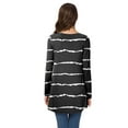 thumbnail image 6 of Anygrew Women's Long Sleeve V Neck Shirts Casual Tunic Tops Blouse, 6 of 6