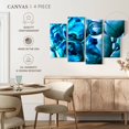 thumbnail image 4 of Elephant Stock Blue Bubbles Wall Art - Horizontal Multi Panel Canvas - Living Room Wall Decor - Abstract Multi Panel - Teal And Blue Decor - 43" x 27", 4 of 4