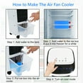 thumbnail image 3 of Costway Evaporative Portable Air Cooler Fan & Humidifier with Filter Remote Control, 3 of 10