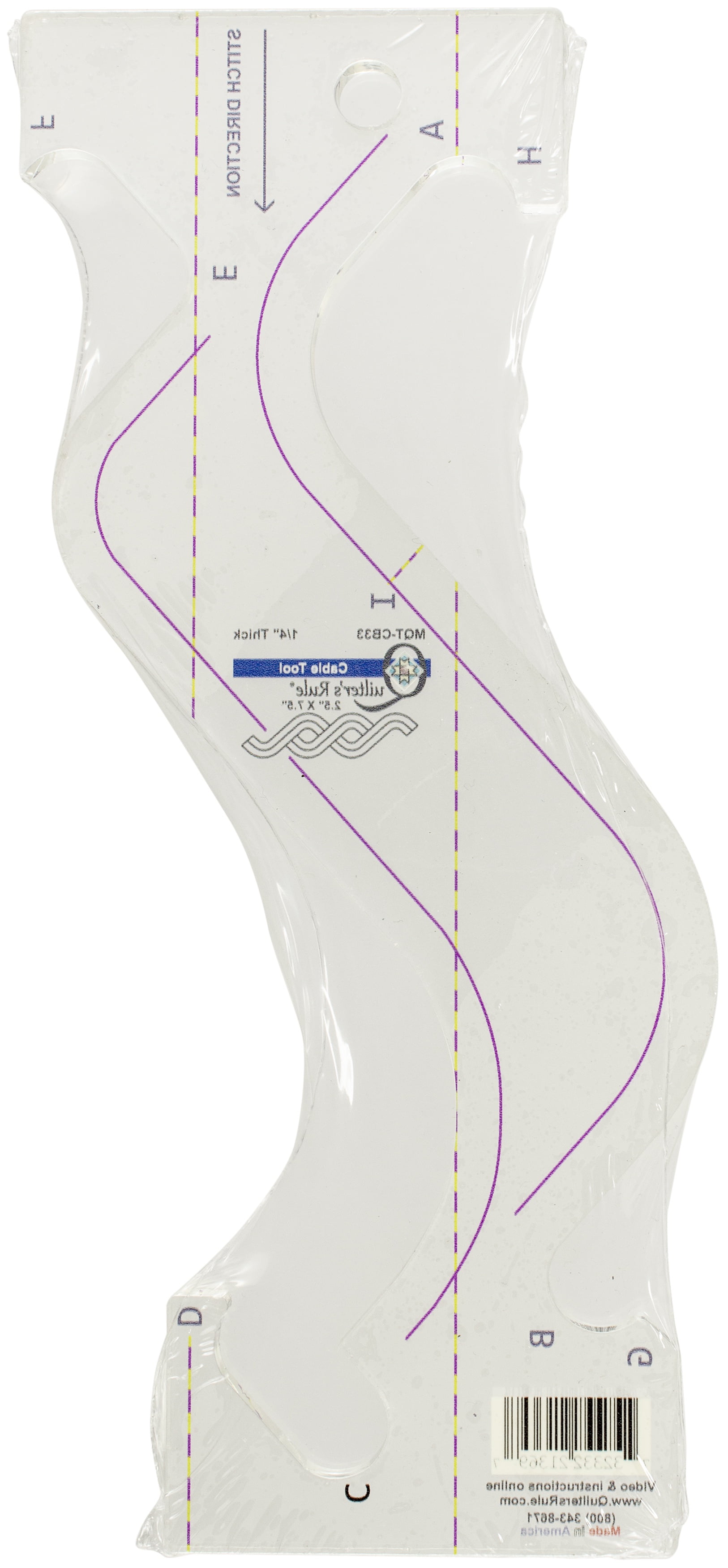 Quilter's Rule Machine Quilting Tools3" Cable With 3 Lines Walmart