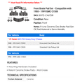 thumbnail image 2 of Front Brake Pad Set - Compatible with 1988 - 1999 GMC C1500 1989 1990 1991 1992 1993 1994 1995 1996 1997 1998, 2 of 2