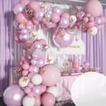 thumbnail image 3 of Decoración de boda con un toque de revelación de género, globos de látex no tóxicos para celebraciones de cumpleaños, fáciles de decorar, decoraciones de fiesta para eventos versátiles, 50 piezas, 3 of 5