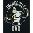 thumbnail image 3 of The Incredibles Shirt Men's Incredible Dad Adult Short Sleeve Graphic Tee, 3 of 4