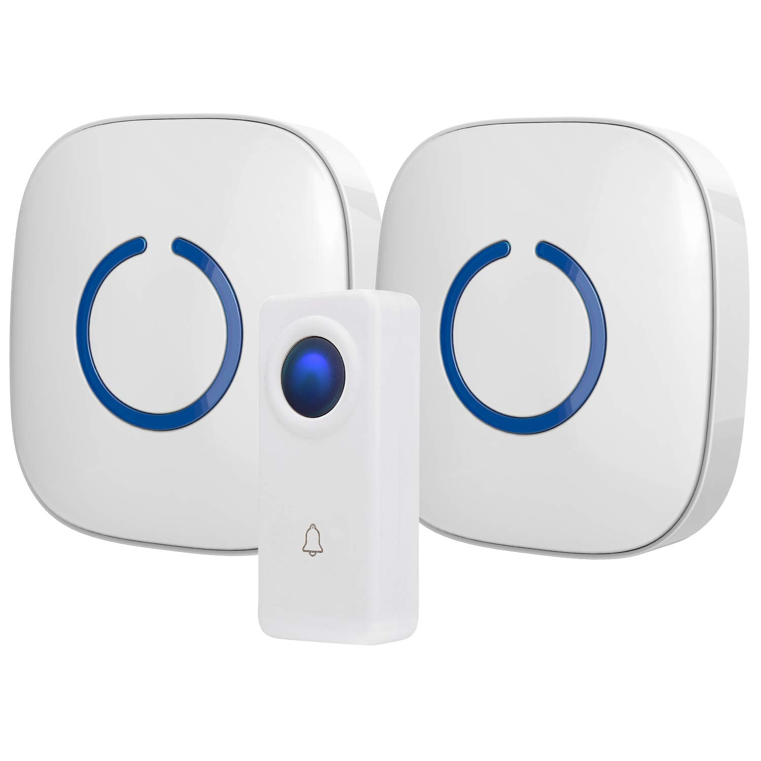 Photo 1 of CrossPoint Expandable Wireless, Long Range Waterproof Doorbell, Model CXR White