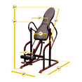Body-Solid GINV50 Inversion Table, Heavy Gauge Steel Frame, Ergonomic ...