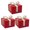 3pcs, variant on Ruanlalo 1/2/3Pcs Mini Christmas Gift Box Figurine 3D Printed White Bow Red Present Box Holiday Party Home Office Desktop Decoration Ornament