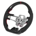thumbnail image 3 of Steering Wheel Carbon Fiber Steering Wheel Finger Ridges Steering Wheel Car Modified Accessory Carbon Fiber Heated Steering Wheel Fit For   EcoBoost GT Shelby GT350 /GT350R, 3 of 8