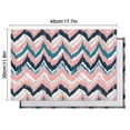 thumbnail image 6 of Colorful Geometric Striped Pattern Summer Placemats Table Placemats Set Of 4-Linen Kitchen Washable Placemats Table Mats 11.8"x17.7" Non-Slip Heat Resistant, 6 of 6