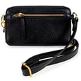 thumbnail image 3 of BADGLEY MISCHKA Madalyn Vegan Leather Pouch Belt Bag (Black), 3 of 6