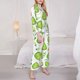 thumbnail image 3 of Fotbe Kawaii Avocado Conjunto de Pijama de Manga Larga para Mujer con Estampado, Ropa de Dormir de 2 Piezas, Conjunto de Casa Suave y Cómodo con Bolsillos-Large, 3 of 7