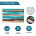 thumbnail image 7 of Placemat Abstract Art Placemats for Dining Table Vintage Turquoise Brown Washable Table Mats for Party Kitchen Dining Decoration, 7 of 7