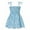 Blue, variant on Odeerbi 2025 Summer Toddler Baby Girls Sleeveless Sling Dress Graphic Print Children's Clothing