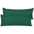 thumbnail image 1 of Nestl Body Pillow Case, Microfiber Body Pillow Covers, Body Pillowcase Size (20"x54"), Set of 2, Hunter Green, 1 of 4