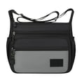 thumbnail image 2 of Men's Waterproof Nylon Crossbody Chest Bag, Multifunctional Lightweight Sports Shoulder Bag, Outdoor Leisure Travel Sling Backpack with Headphone Port for Daily Commute Hiking, 2 of 6