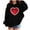 Black, variant on Girls Crewneck Sweatshirt Long Sleeve Pullover Tops Drop Shoulder Sweatshirts Solid Color for 3-14 Years White 11-12 Years