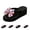 Red, variant on Women’s Patriotic Bow Wedge Flip Flops Rhinestone Heart Star & Stripe Platform Sandals 4th of July Summer Slides Red 9 Wide