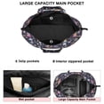 thumbnail image 3 of Dark Blue Little Princess Pattern Travel Tote Bags for Women Carry On,Large Weekender Bags for Women Travel,Multi Functional Duffle Bag for Work,Shopping,Sports, 3 of 5