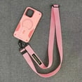 thumbnail image 7 of Rugged Magnetic Case for iPhone 16 Pro with Hidden Kickstand and Lanyard, MagSafe Compatible Heavy-Duty Military-Grade Shockproof Camera & Screen Guard Phone Cover for iPhone 16 Pro, Pink, 7 of 7