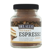 DeLallo Instant Espresso Powder, 1.94oz Jar, 6-Pack