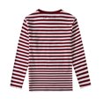 thumbnail image 2 of SSLR Long Sleeve Shirts for Big Boys Striped T Shirt Crew Neck Cotton Lightweight Causal Tshirts, 2 of 7