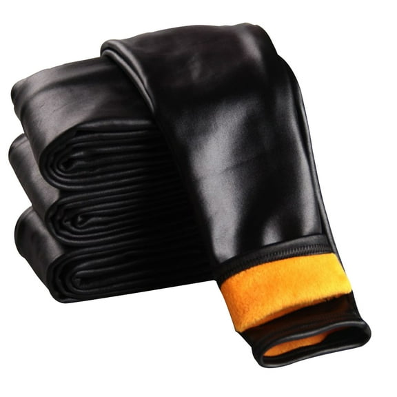 WHAMVOX  Fleece Warm Leather Pants Pans Girl Leggings Kids Child