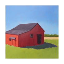 Trademark Fine Art 'Primary Barns V' Canvas Art by Carol Young
