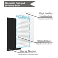 thumbnail image 4 of Inkdotpot Pack of 6 Funny Magnetic Dry Erase List For Fridge, Wipe Clean w/ NoStain, Quick Notes Shopping & Grocery List Whiteboard for Fridge, 8.75" x 3.8"(Christmas Theme), 4 of 6