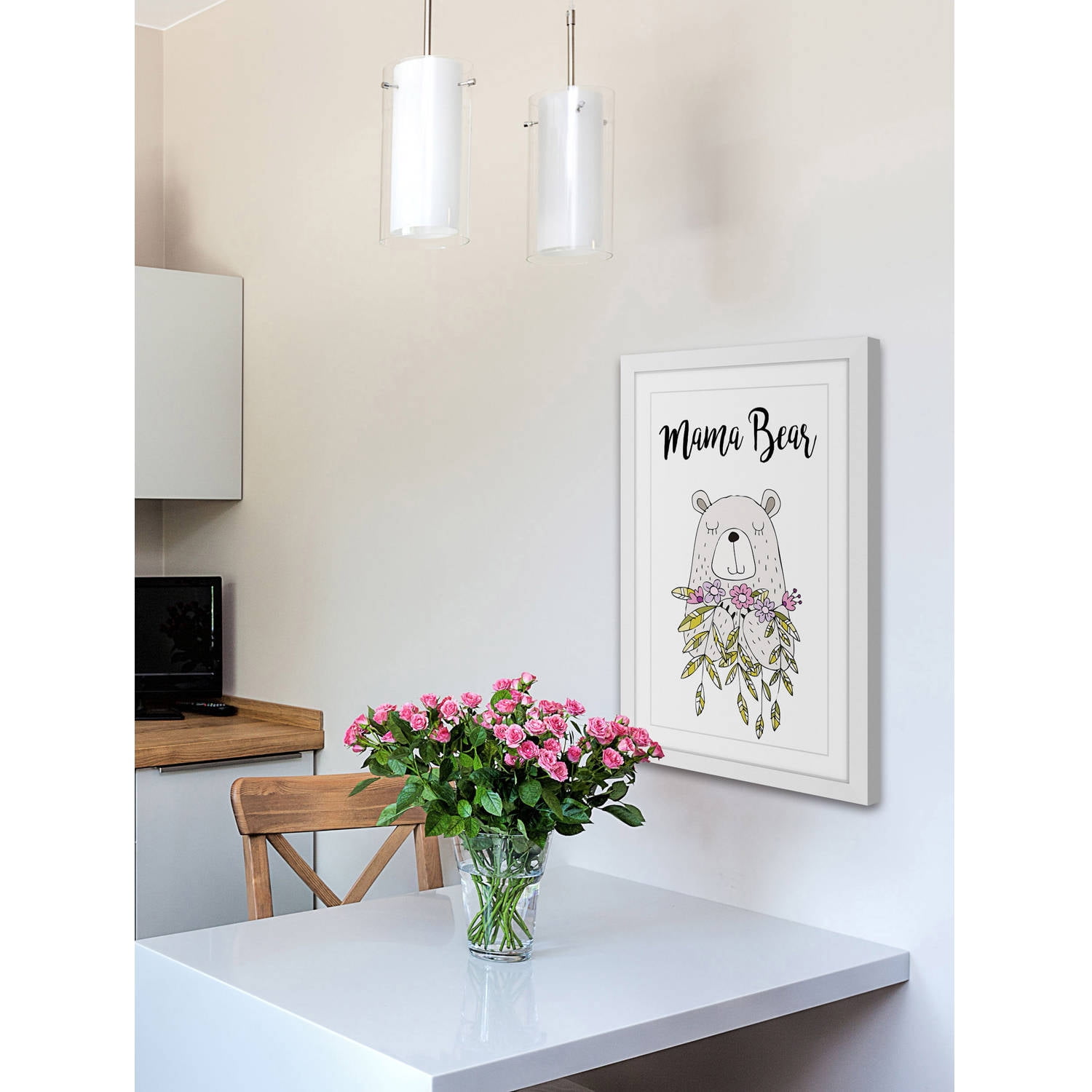 "Mama Bear" Framed Painting Print