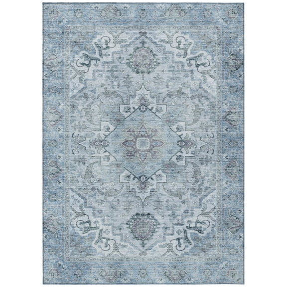 Dalyn Rugs Machine Washable Indoor/Outdoor Chantille ACN2164 Sky 2'6" x 3'10" Rug