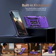 thumbnail image 4 of for iPhone 13 Pro Max Case with Screen Protector,Sliding Camera Cover,-Grade Cover with  Stand Phone Case 6.7" Purple, 4 of 12