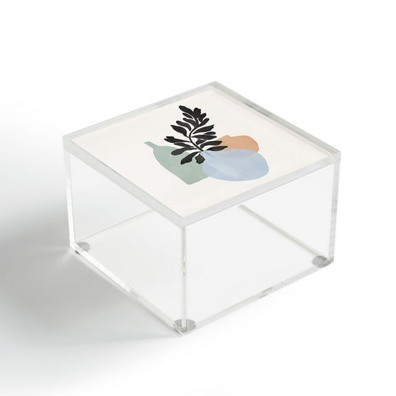 Society6 Gale Switzer Sea Glass Vases 4" x 4" Acrylic Box