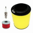 thumbnail image 4 of Air Filter Oil Filter Spark Plug for Honda TRX420FA TRX420FM TRX420TM Rancher 420 4x4 2007 - 2014 Tune Up Kit, 4 of 6