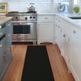 thumbnail image 2 of Hasoo 2' x 6' Runner for Hallway Solid Textured Vintage Rug Non Slip Throw Rugs Indoor Carpet, Black, 2 of 5