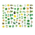 thumbnail image 1 of Wisewang Nail Wraps Sticker Crafting Fashion Manicure Labels Sculpture Design Adhesive Decals Patrick's Celebration Supplies WG488 1Set, 1 of 6