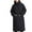 Black, variant on FNFHFY Long Puffer Jackets for Women Winter Thicken Hooded Padded Coat Lightweight Quilted Jacket Solid Long Sleeve Parka with Pockets