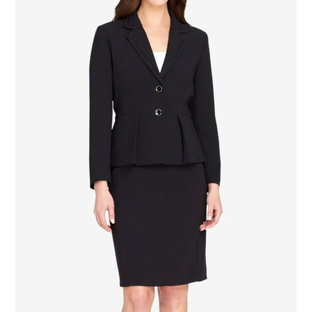 Tahari by ASL Womens Petite Pleated Skirt Suit