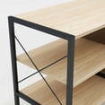 thumbnail image 2 of Estantería ancha MU:4LIFE metálico de madera y metal Centro de entretenimiento para TV, 2 of 4