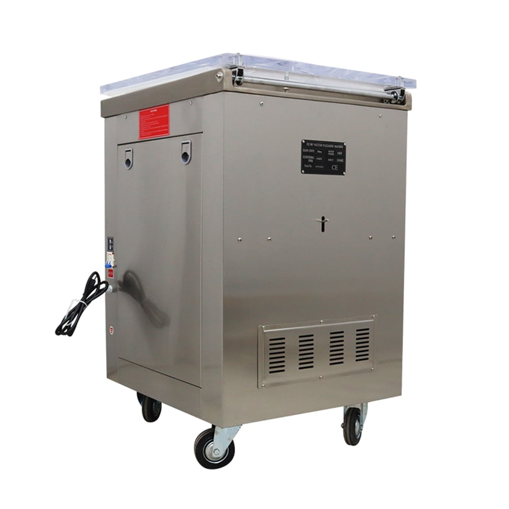 INTBUYING Single Chamber Vacuum Packaging Machine Vacuum Packaging Sealer Dry Moist Food Sealing Package