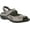 Gray, variant on Women's Drew Tide Hook and Loop Sandal Pewter Leather 5 M