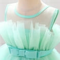 thumbnail image 5 of Baby Girls Birthday Party Princess Tulle Dress Toddler Wedding Bridesmaid Ball Gown 0-6T, 5 of 7
