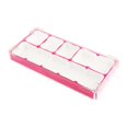 thumbnail image 2 of Caja de almacenamiento para piezas de reloj, soporte de mecanismo de relojería, a prueba de polvo, caja de joyería, almacenamiento rosa rosa, 2 of 9