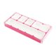 thumbnail image 2 of Caja de almacenamiento de piezas de reloj protectora multiusos para herramientas de reloj y hardware rosa rosa, 2 of 9
