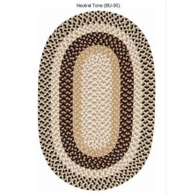 Burmingham BU95R096X096 Burmingham - Tapis Rond Neutre de 8 Pieds